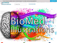 Tablet Screenshot of biomedillustrations.com